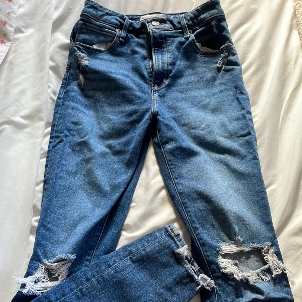 Abercrombie super skinny ankle high rise